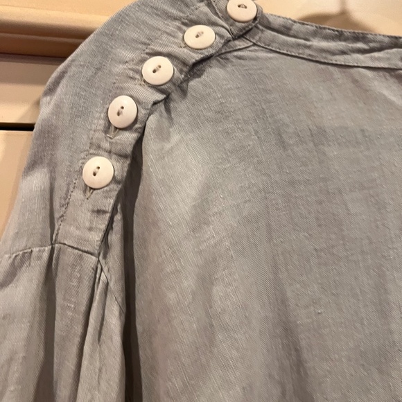 Ewa i Walla Linen High/Low Linen Tunic Lagenlook - Picture 4 of 6